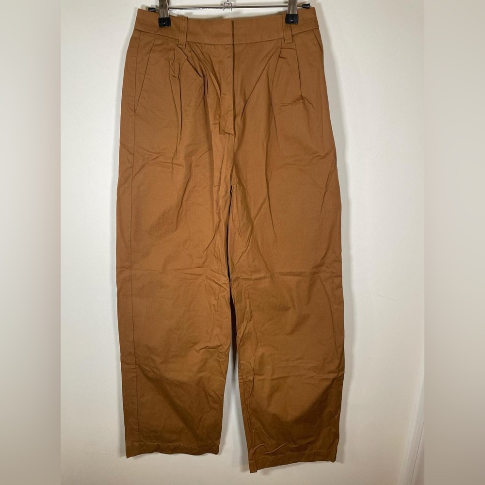 Mango MNG Brown Cotton Pants